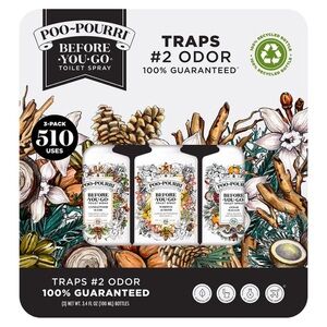 Poo~Pourri Toilet Spray 3-Pack 🍏 3.4 fl oz